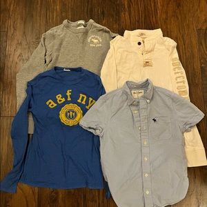 4 shirt lot of boys L Abercrombie and Fitch